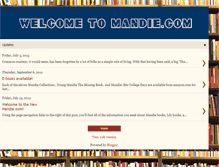 Tablet Screenshot of mandie.com